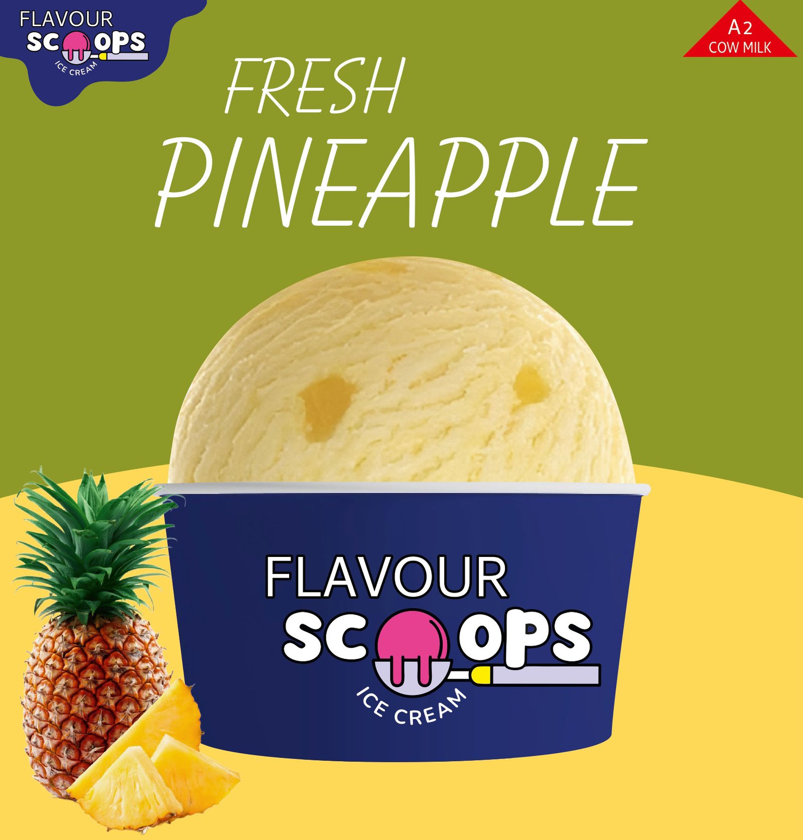 fresh pineapple