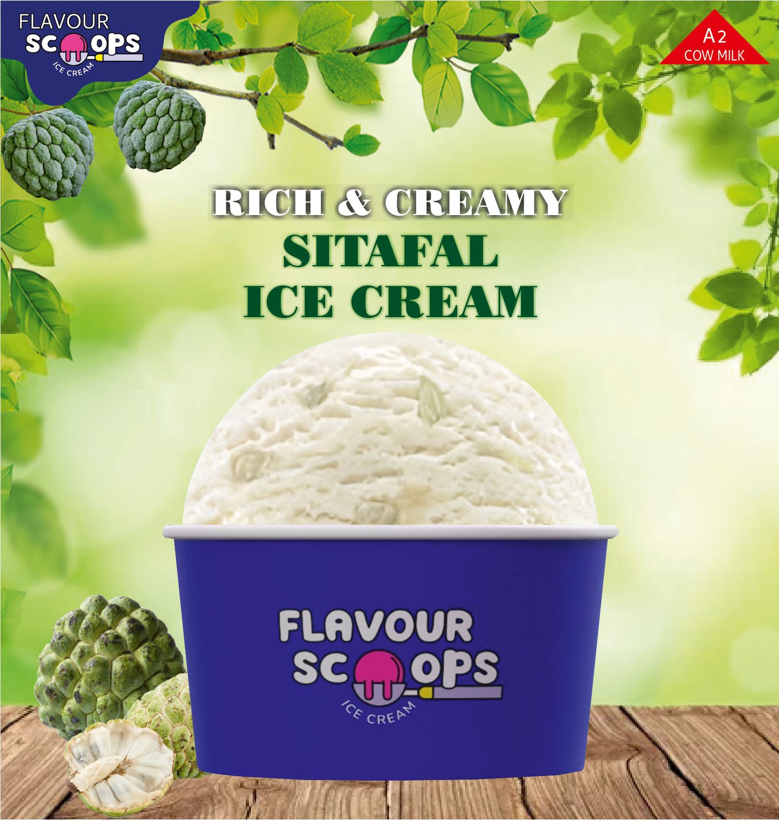 sitafal ICE cream